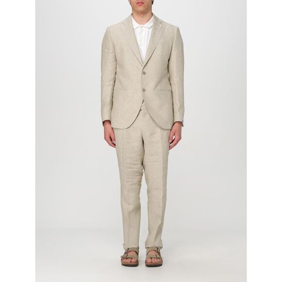 Luigi Bianchi Suit Men Kaki - Picture 1 of 4
